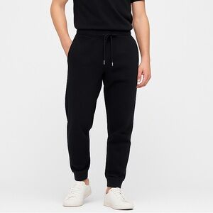 Uniqlo essential jogger pant cotton fleece tapered drawstring sweatpants L